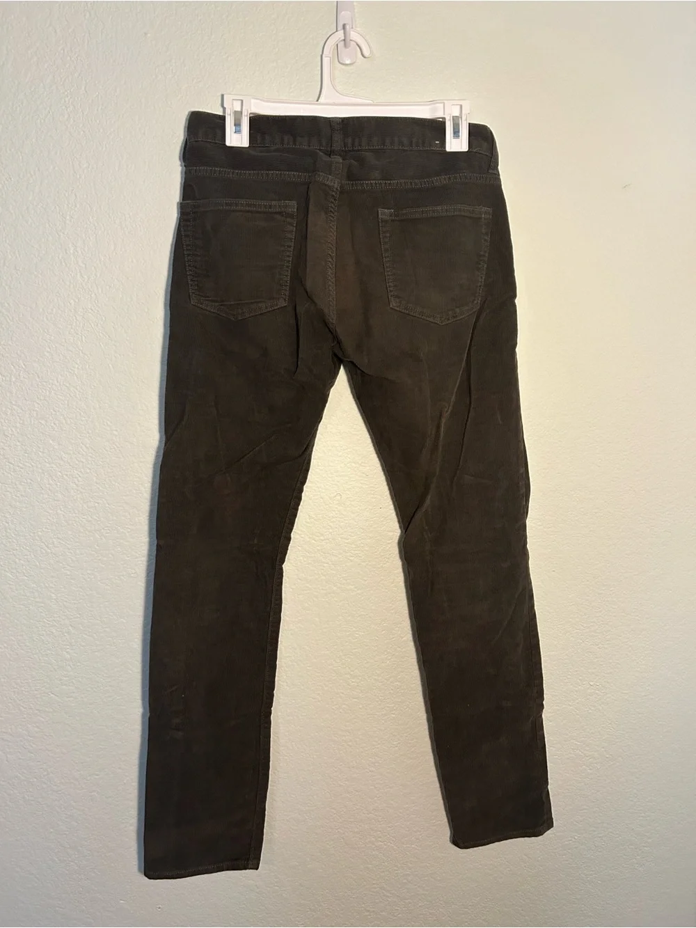 J. Crew 484 Slim Fit Pants Gray Corduroy Men's W29